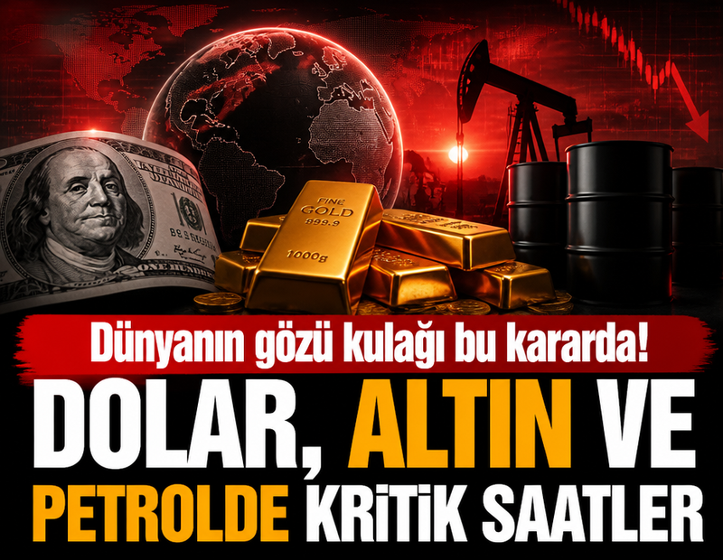 Dünyanın gözü kulağı bu kararda! Dolar, altın ve petrolde kritik saatler
