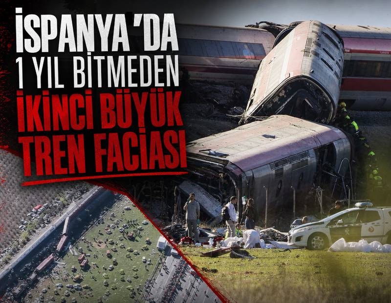İspanya''da 1 yıl bitmeden ikinci büyük tren faciası