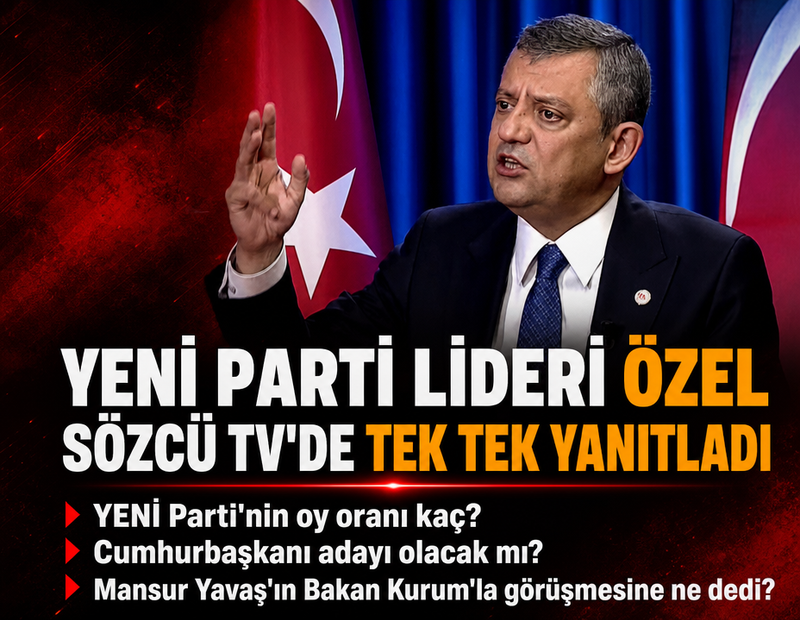 Son dakika... Özgür Özel Sözcü TV'de tek tek yanıtladı