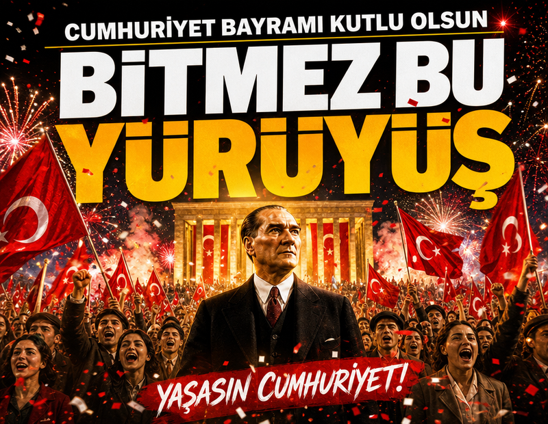 Cumhuriyet Bayramı kutlu olsun