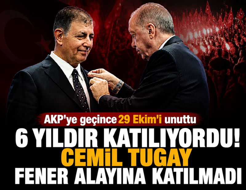 Cemil Tugay İzmir'de Fener Alayına katılmadı
