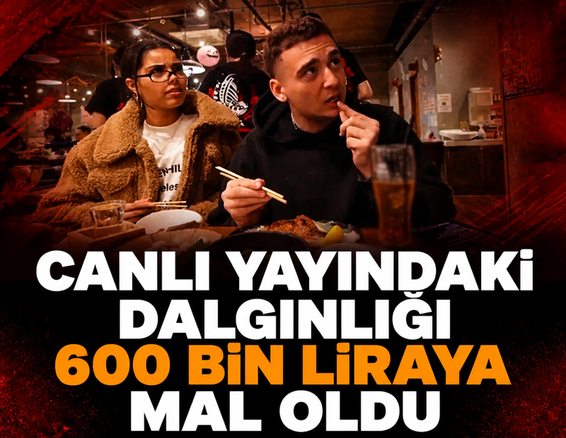 Canlı yayında QR kodunu gösterdi, takipçileri 600 bin liralık hesap çıkardı!