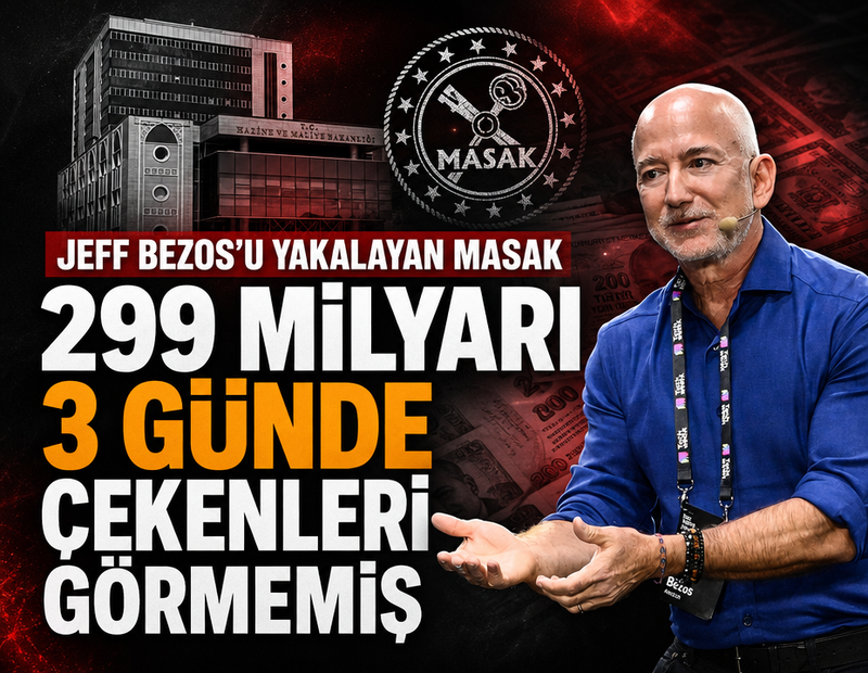 Jeff Bezos’u yakalayan MASAK 299 milyarı 3 günde çekenleri görmemiş