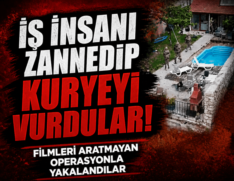 İş adamı zannedip kuryeyi vurdular! Filmleri aratmayan operasyonla yakalandılar