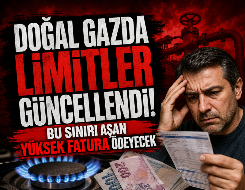 Doğal gazda limitler güncellendi! Bu sınırı aşan yüksek fatura ödeyecek
