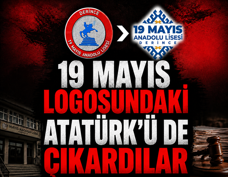 19 Mayıs logosundaki Atatürk’ü de çıkardılar