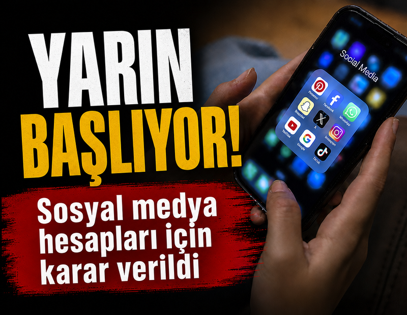 Sosyal medya hesapları için karar verildi: Yarın hepsi tek tek silinecek