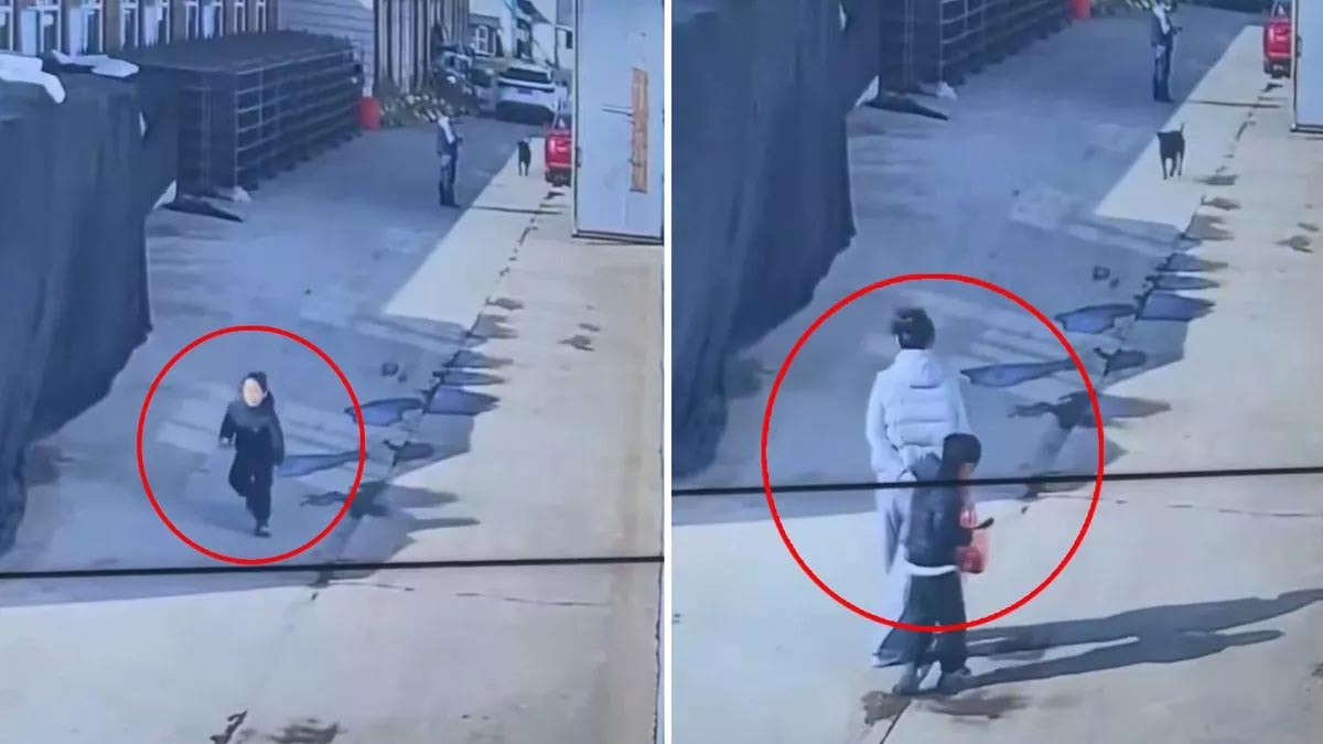 Korku filmlerini andıran görüntü! Kamera tüm olan biteni kaydetti