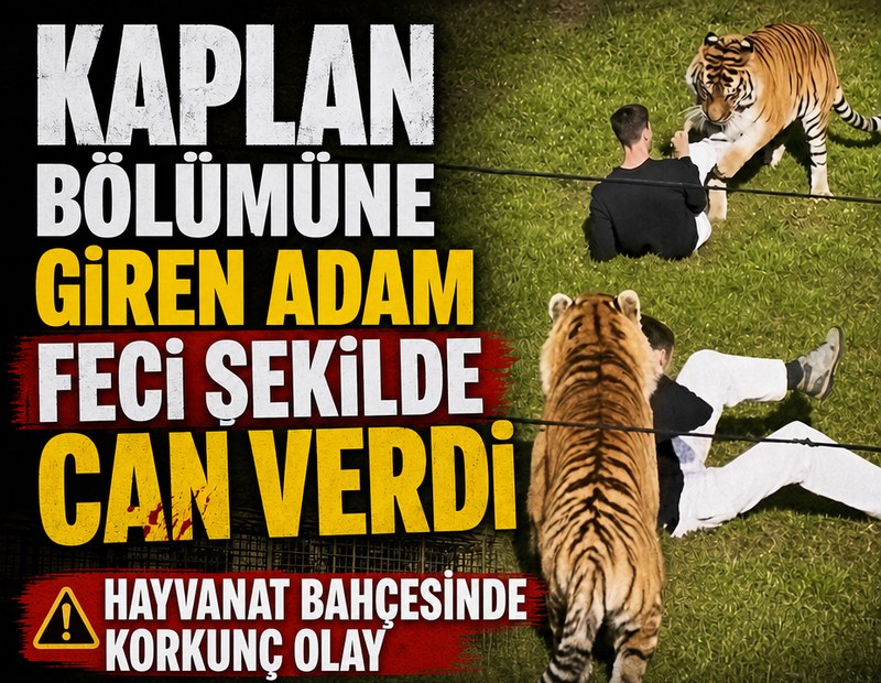 Hayvanat bahçesinde korkunç olay: Kaplan bölümüne giren adam feci şekilde can verdi