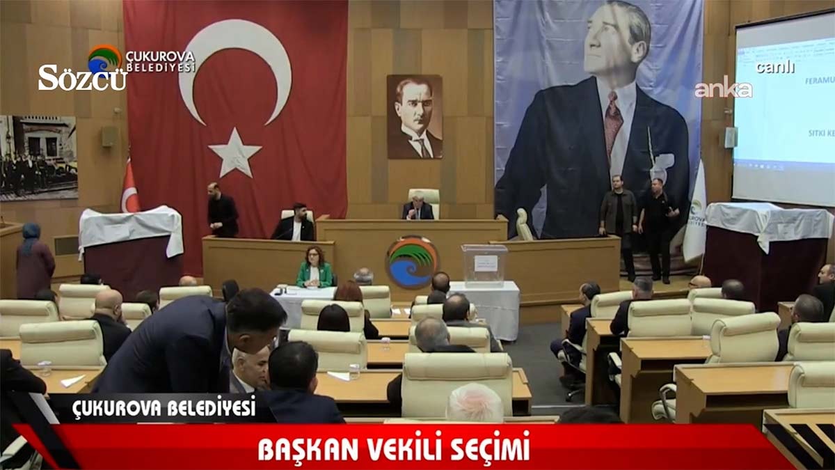 Adana Çukurova Belediye Meclisi'nde Başkan Vekili seçimi | CANLI