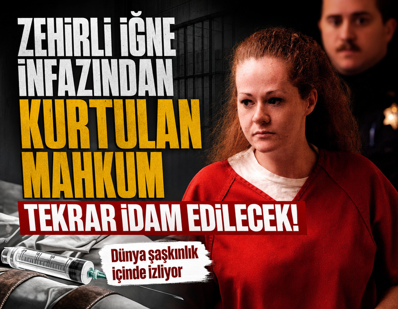 Zehirli iğne infazından sağ kurtulan mahkum tekrar idam edilecek!