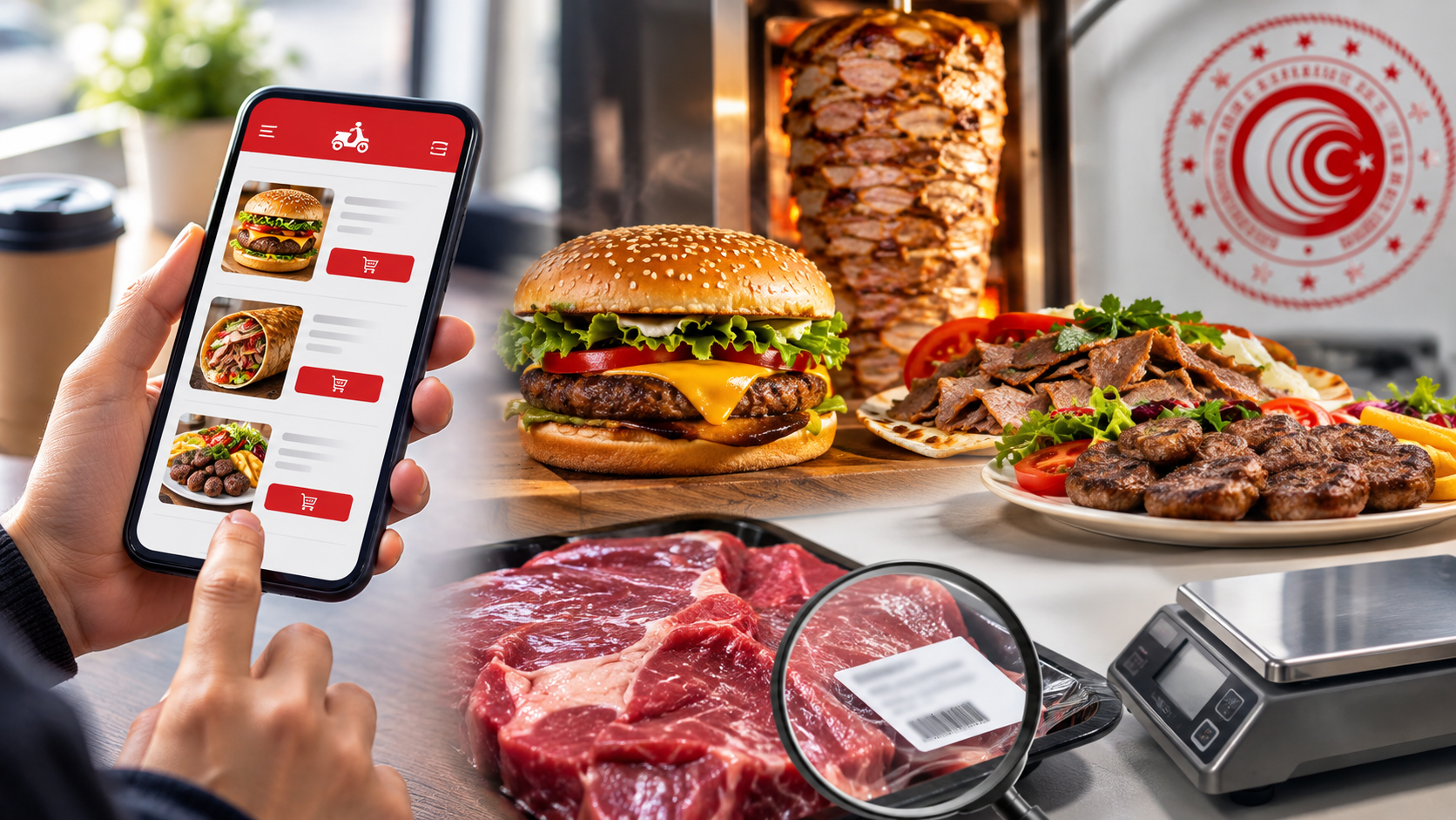İnternetten hamburger, döner ve köfte siparişlerinde yeni dönem