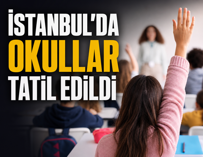 İstanbul'da 15 Ekim'de okullar tatil 