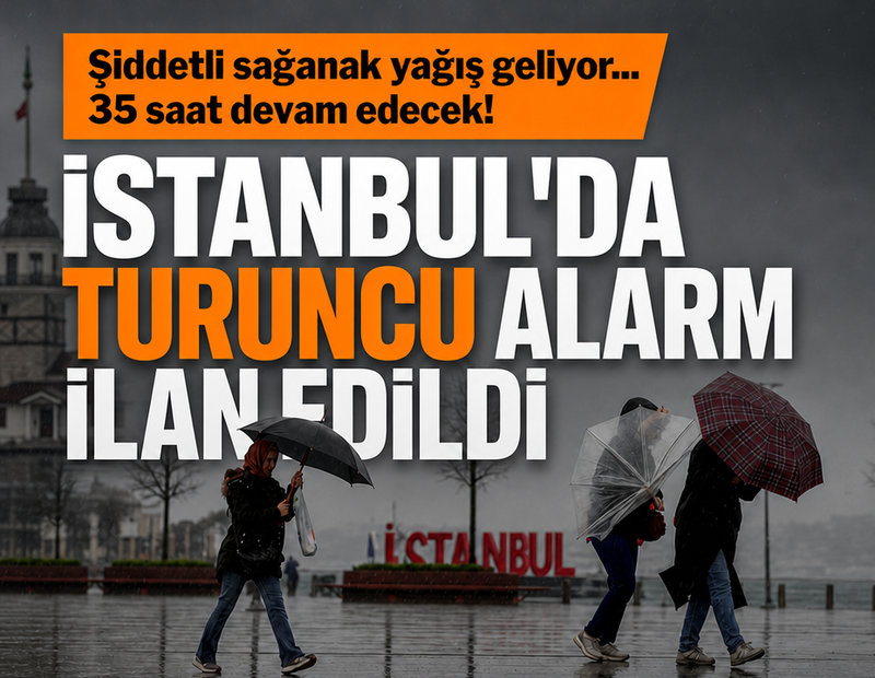 İstanbul'da turuncu alarm ilan edildi! Valilik ve Bakan Kurum saat vererek uyardı