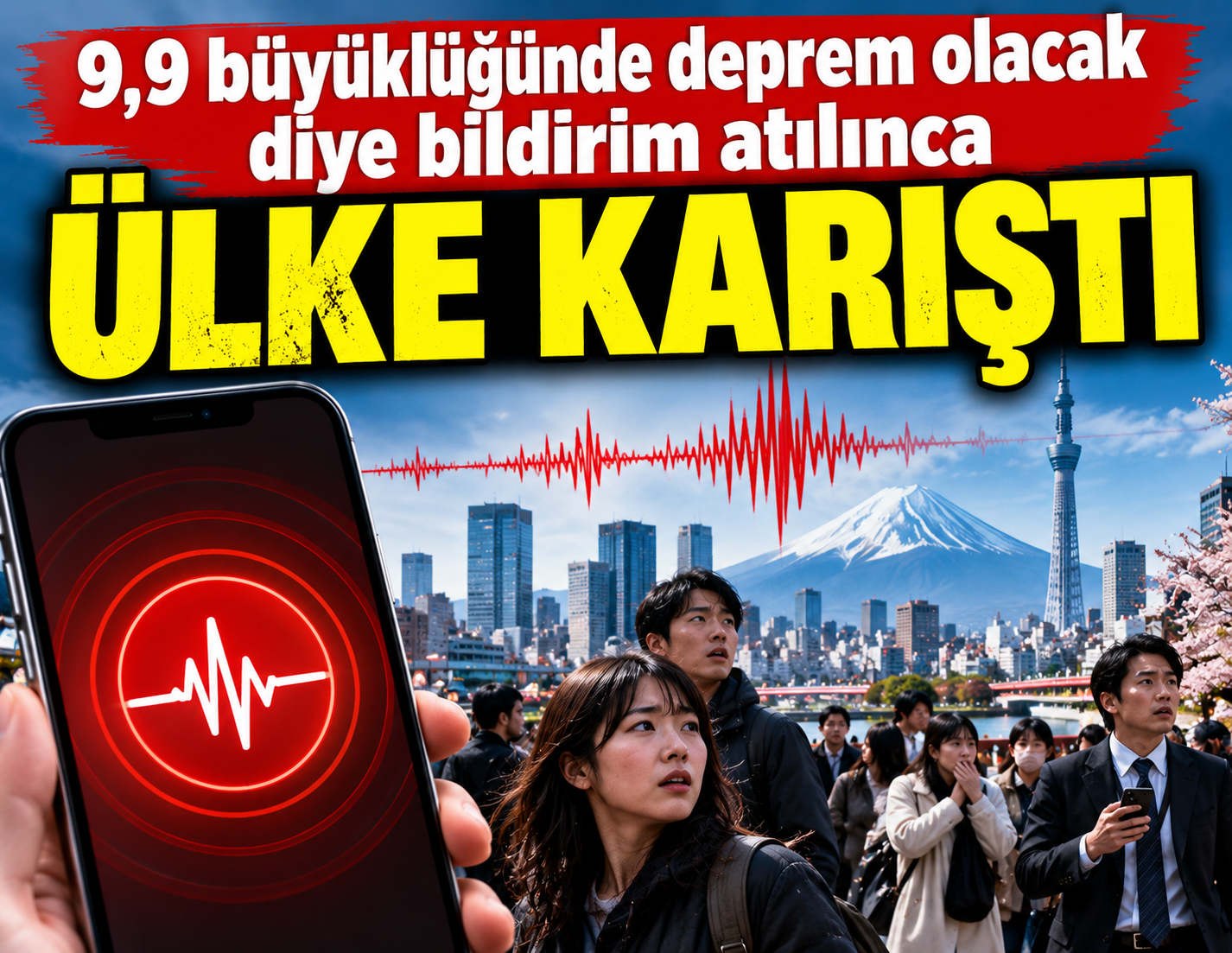 9,9 büyüklüğünde deprem olacak diye bildirim atılınca ülkede ortalık karıştı