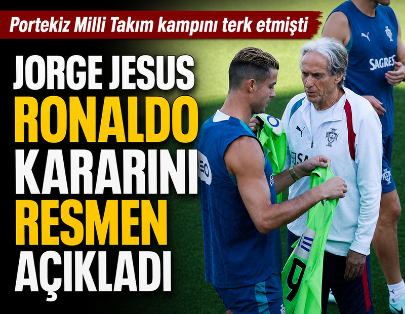 Jorge Jesus Cristiano Ronaldo kararını resmen açıkladı