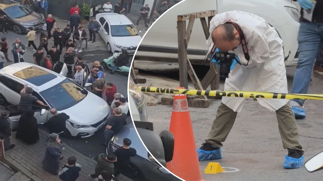 Kağıthane'de kanlı saldırı: Park halindeki cipe kurşun yağdırdılar!