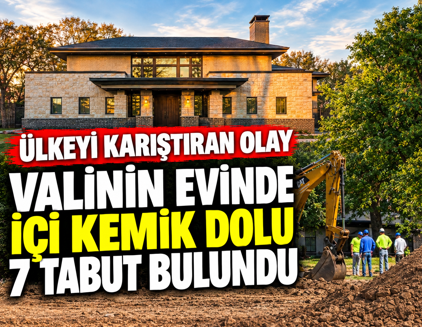 Valinin evinde içi kemik dolu 7 tabut bulundu: Ülkeyi karıştıran olay
