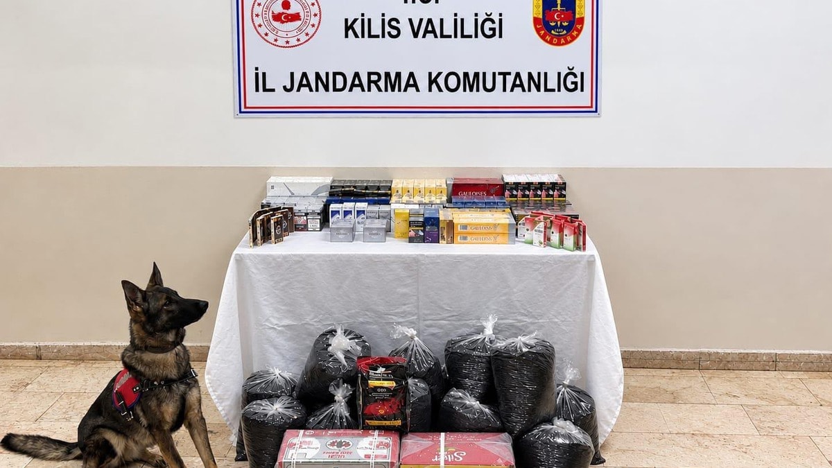 Kilis’te ev ve iş yerinde kaçak sigara ve çay yakalandı