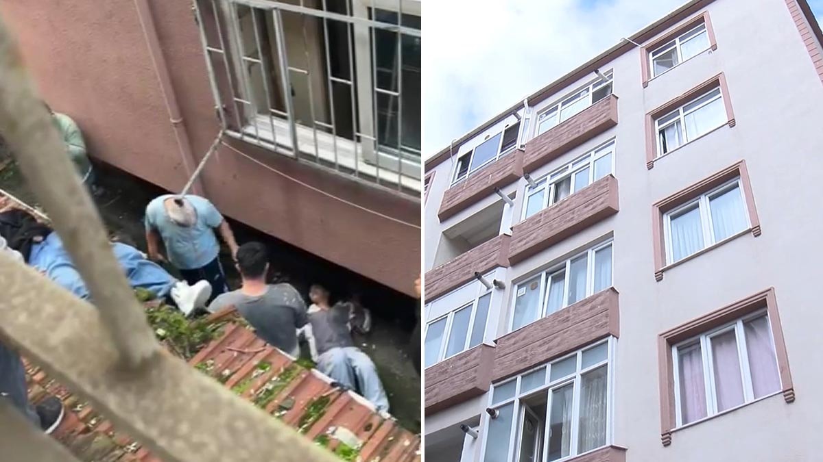İstanbul'da akılalmaz olay! 16 yaşındaki iki kız sarkıttıkları çarşafla kaçarken 3. kattan düştü
