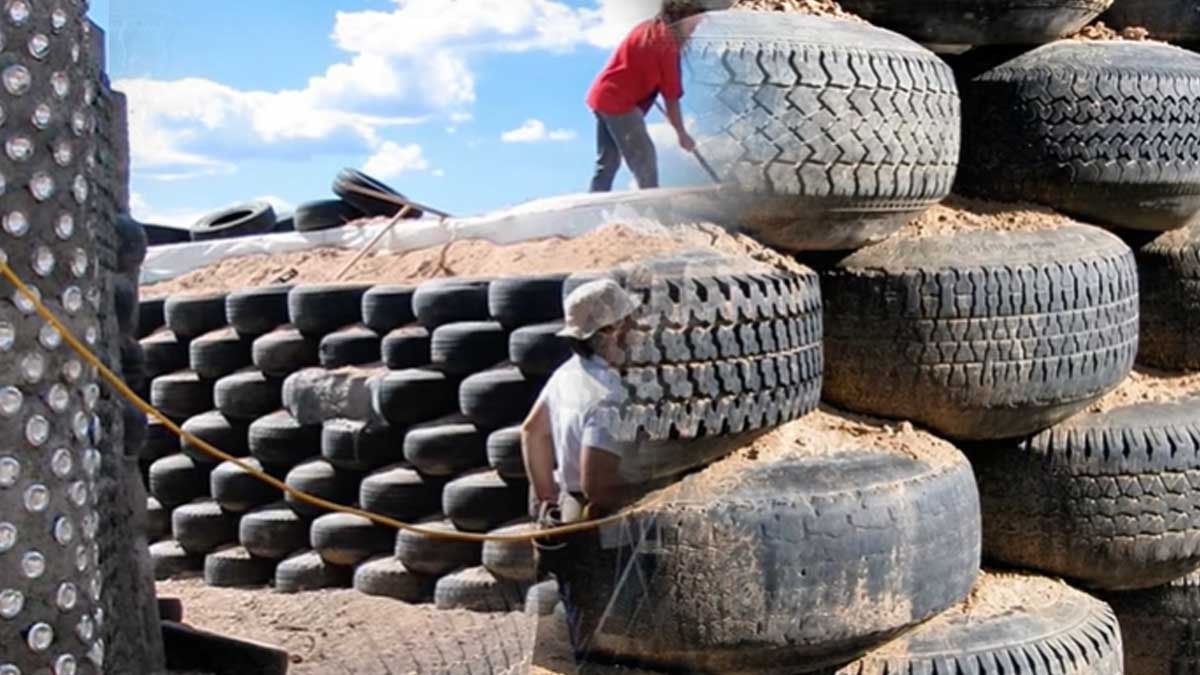 Mühendisler çöl nehrine 1.500 hurda lastiği gömdüler, olanlar inanılmazdı
