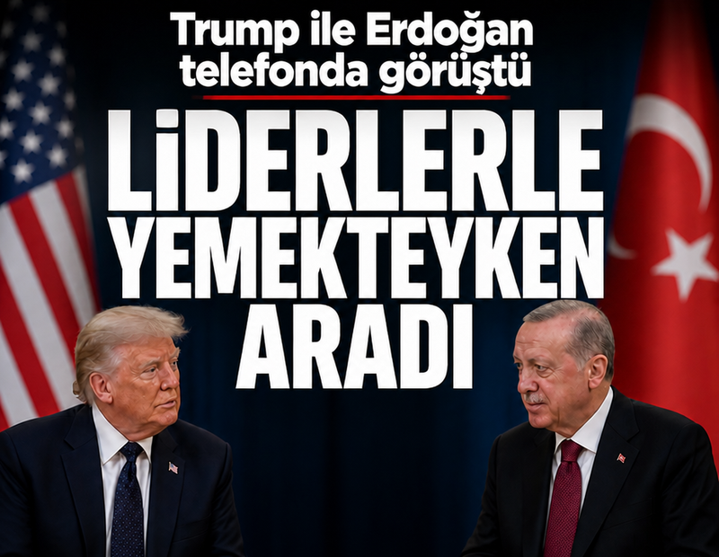 Cumhurbaşkanı Erdoğan ile Trump telefonda görüştü!