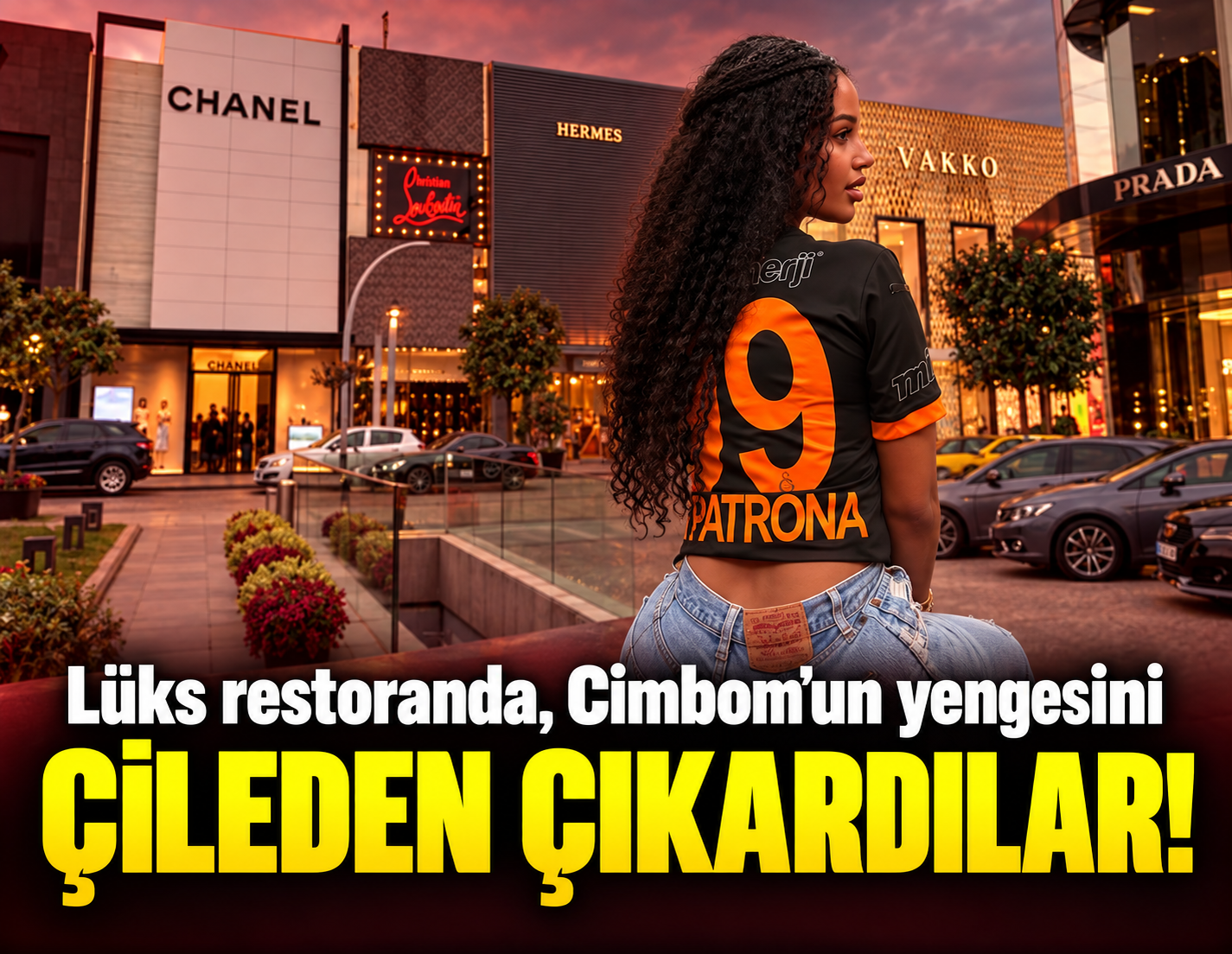 Lüks restoranda skandal! Cimbom'un yengesini çileden çıkardılar