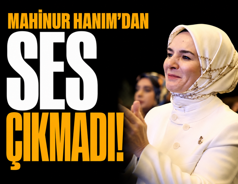 Mahinur hanımdan ses çıkmadı