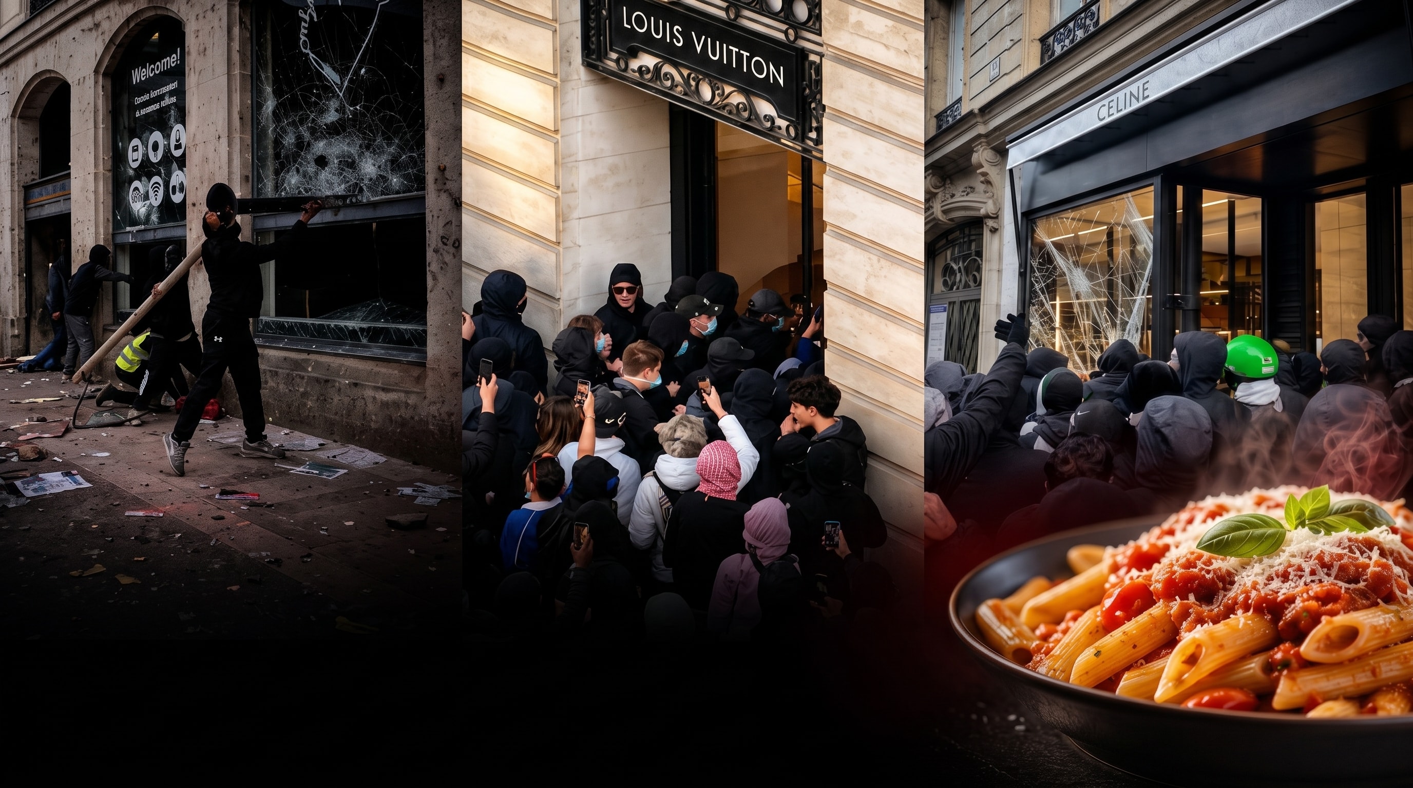 Paris'te lüks mağazalar yağmalanırken Türk makarnacı 15 milyon dolarlık siparişi kaptı