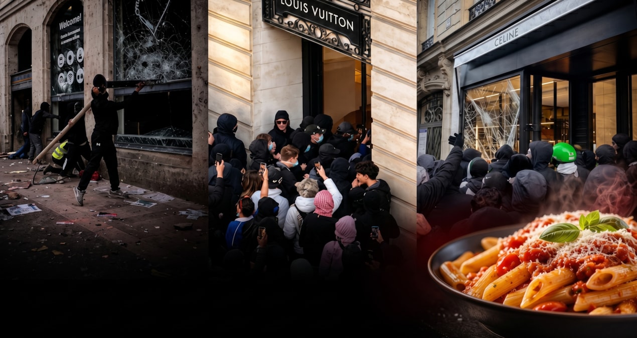 Paris'te lüks mağazalar yağmalanırken Türk makarnacı 15 milyon dolarlık siparişi kaptı