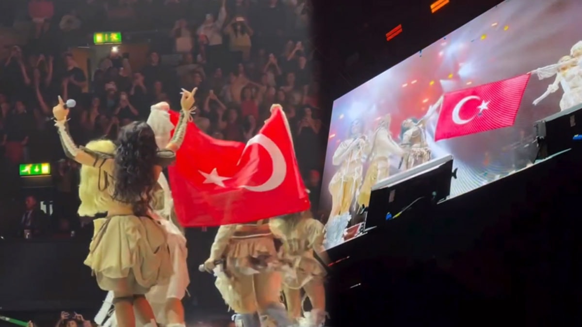Manifest'in İngiltere konseri olay oldu: Sahnede Türk bayrağı açtılar