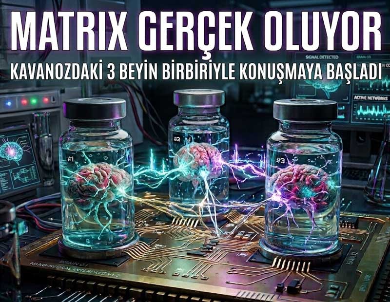 Kavanozdaki 3 beyin birbiriyle konuşmaya başladı: Matrix gerçek oluyor