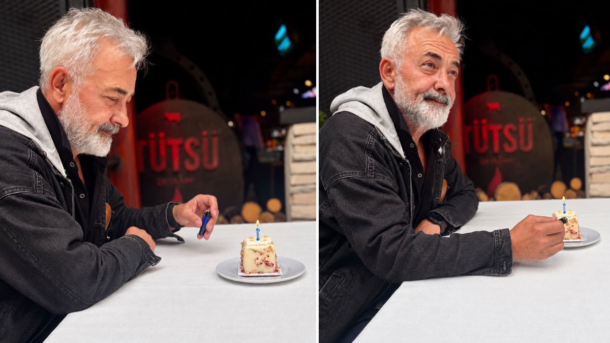 Sadece pastasıyla poz verdi, herkes yalnız sandı! Oyuncu gerçeği açıkladı