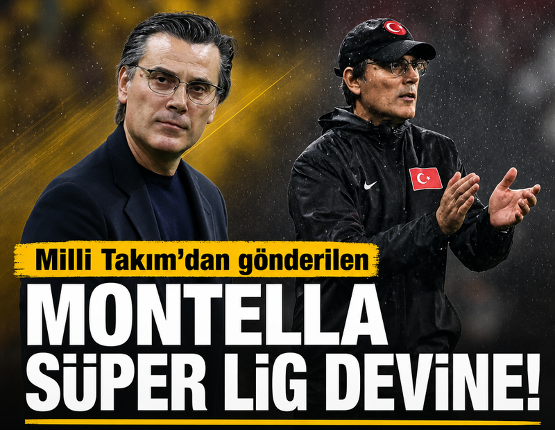 Milli Takım'dan gönderilen Montella Süper Lig devine