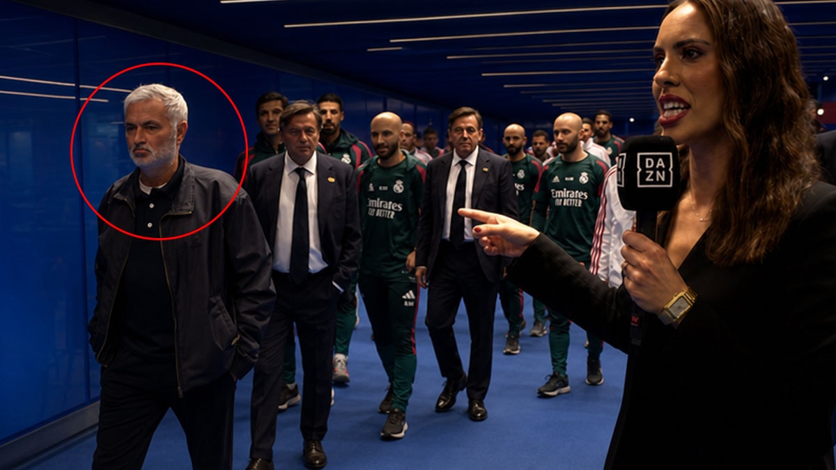 Jose Mourinho kameralara fena yakalandı