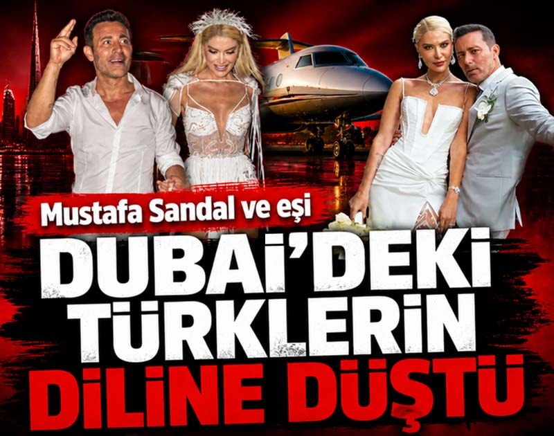 Mustafa Sandal ve eşi Dubai'deki Türklerin diline düştü