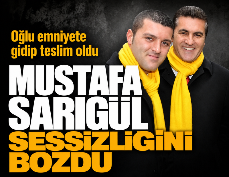 Mustafa Sarıgül duyurdu: Oğlu Emir Sarıgül teslim oldu