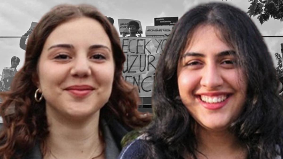 Nevin ve Nehir tutuklandı, aynı pankartı üniversiteye astılar
