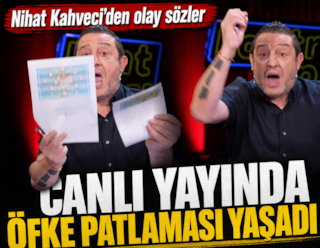 Nihat Kahveci'den olay sözler: Canlı yayında öfke patlaması yaşadı