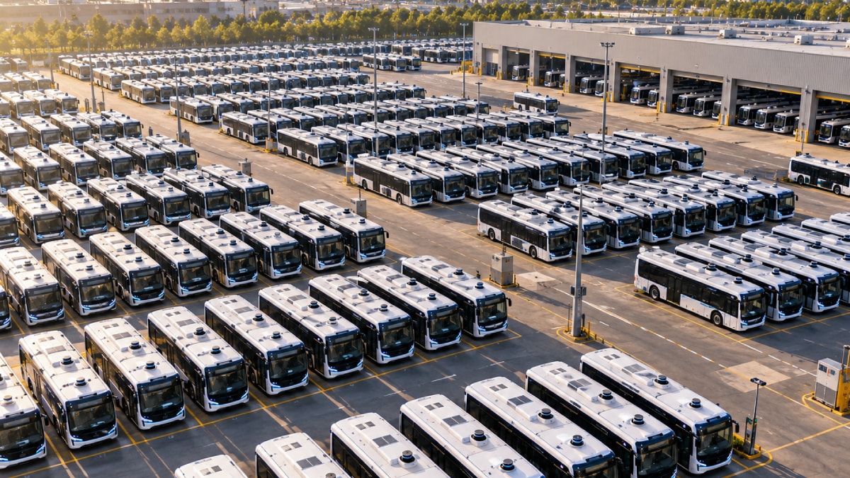 Sürücüsüz otobüsler için düğmeye bastılar: 500 tanesi trafiğe çıkacak