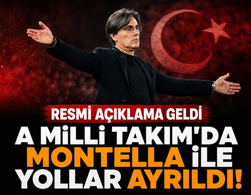 TFF'den Montella açıklaması! A Milli Takım'da bir dönem kapandı