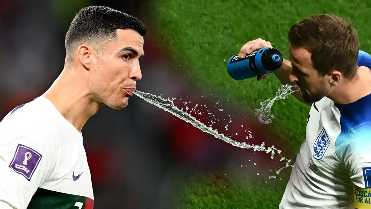 Futbolcular bu yüzden içtikleri sıvıları tükürüyormuş