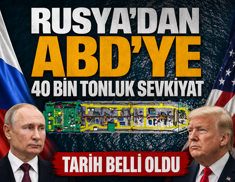 Rusya’dan ABD’ye 40 bin tonluk sevkiyat: Tarih belli oldu