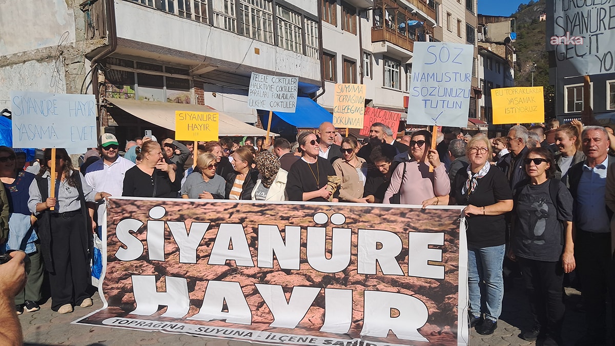Murgul siyanüre karşı eylemde