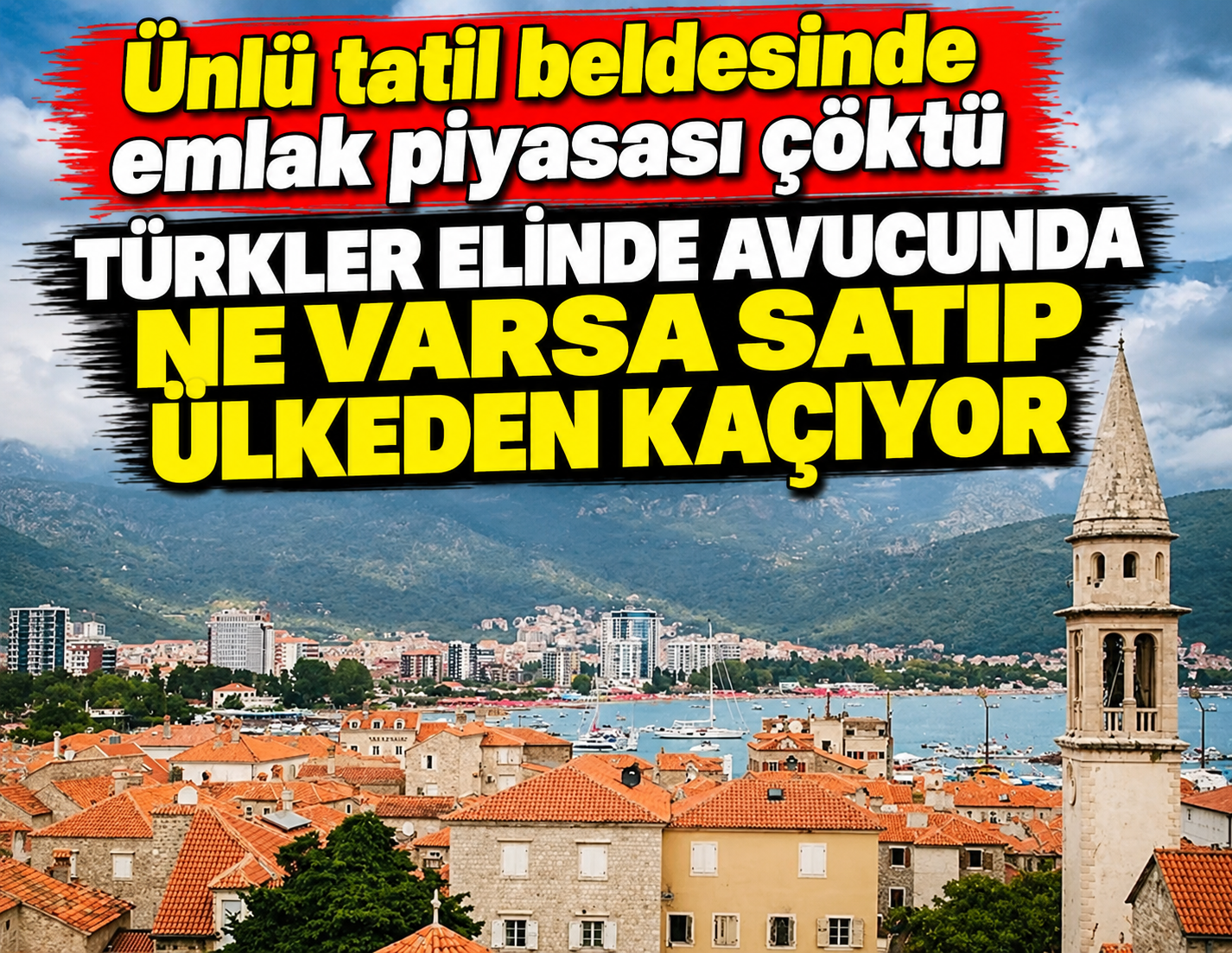 Türkler elinde avucunda ne varsa ülkeden satıp kaçıyor: Ünlü tatil beldesinde emlak piyasası çöktü