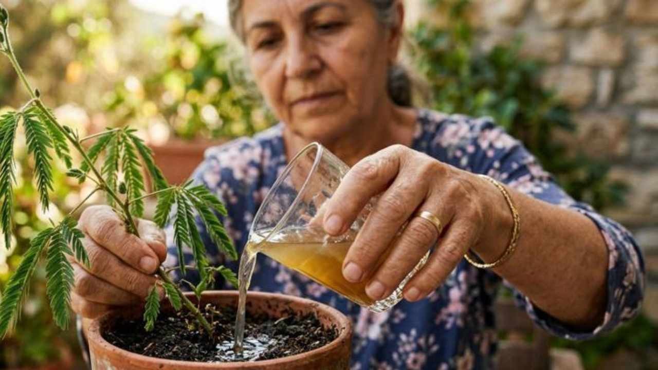 Saksıya 1 bardak dökmek yetiyor: Küsen çiçekleri bile coşturuyor