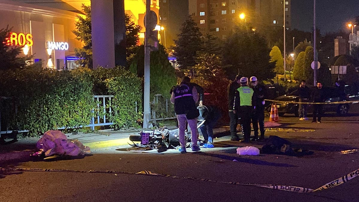 Küçükçekmece’de feci kaza: 21 yaşındaki motosiklet sürücüsü öldü