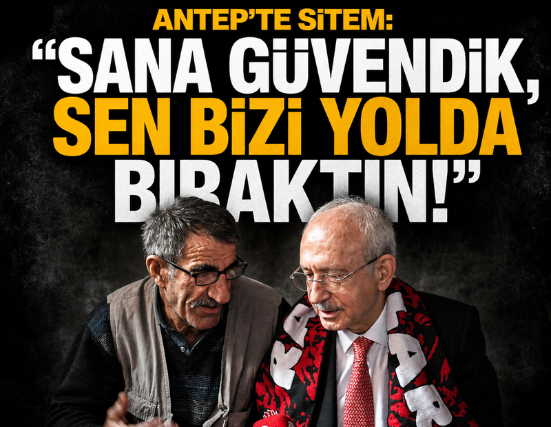 Sana güvenmiştik bizi yolda bıraktın