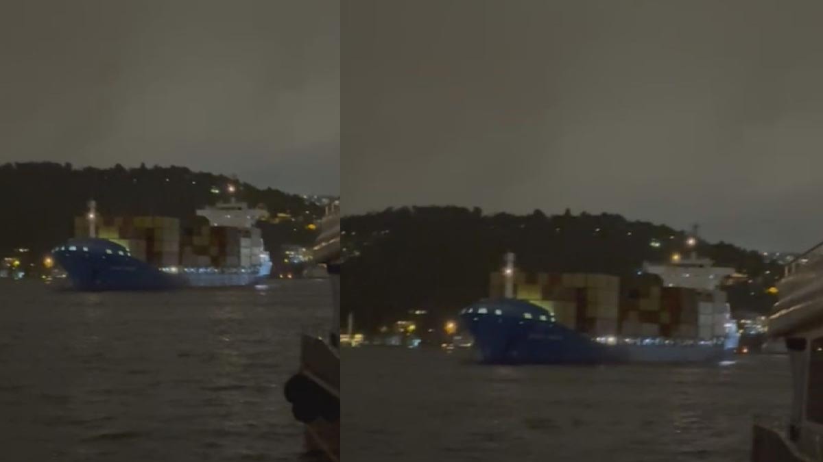 İstanbul Boğazı'nda sürüklenen gemi kurtarıldı