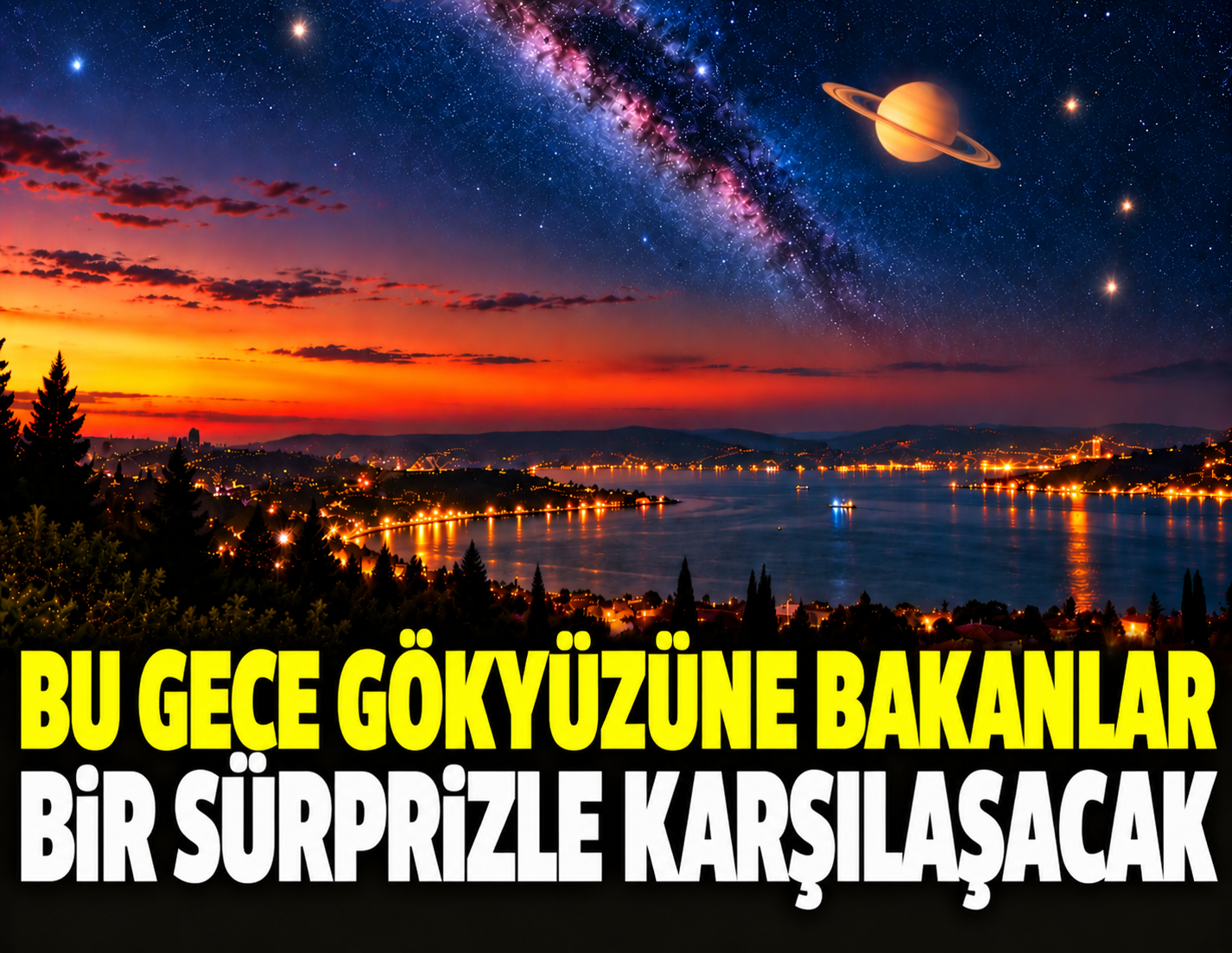 Bu gece gökyüzüne bakanlar bir sürprizle karşılaşacak